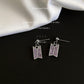 K-pop BTS Army Purple Earrings + free gift box