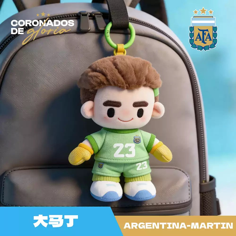 Authentic Top Toy Argentina Martinez  17cm Plus Pendant Football