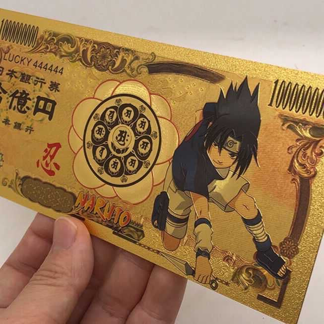 Anime Naruto Money Bank Notes Wallet Accessories Set of 10
