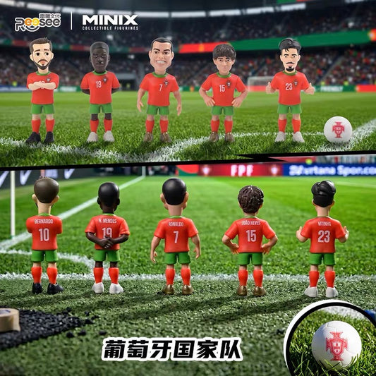 Portugal National Football Team Figure 7cm set of 5