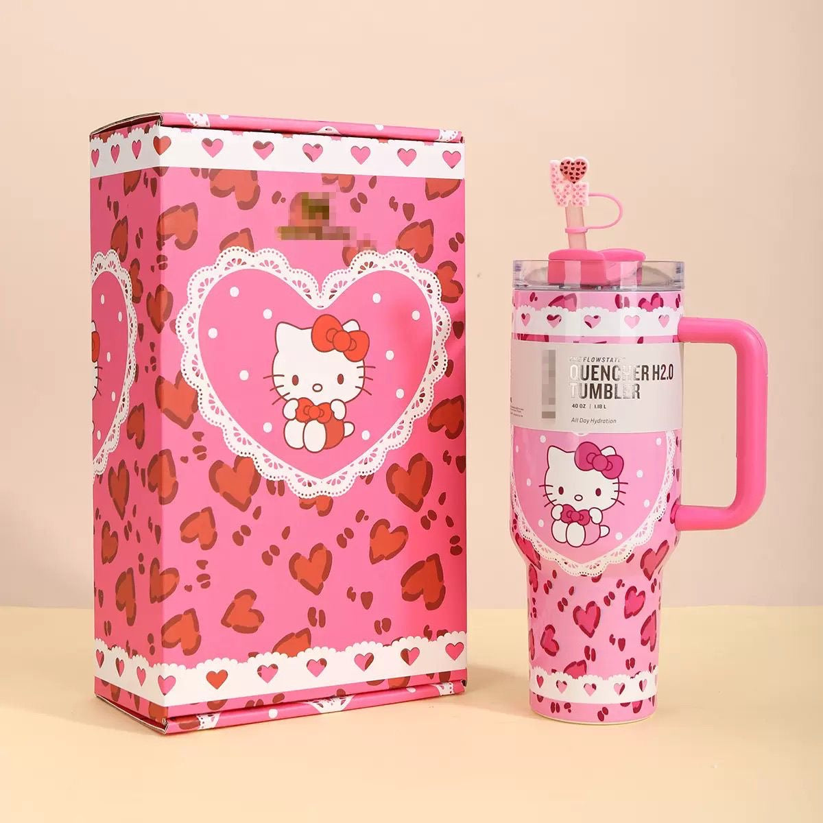 Cute Sanrio Hello Kitty Stanley Inspired 40 Oz Tumbler