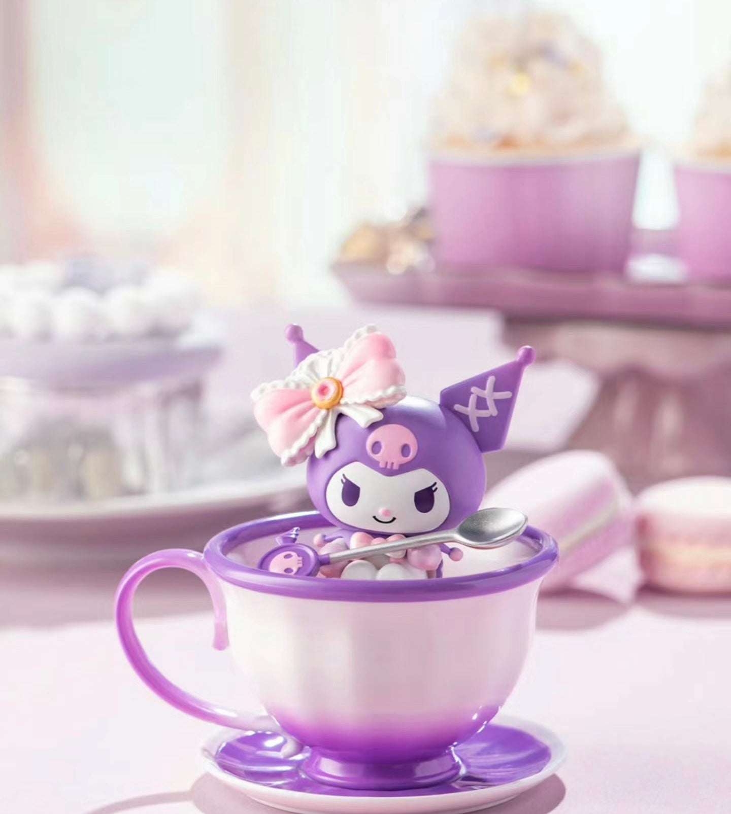 [Authentic] Sanrio Tea Party Blind Boxes Hello Kitty Hangyodon Cinnamoroll My Melody Kuromi Pochacco Pompompurin