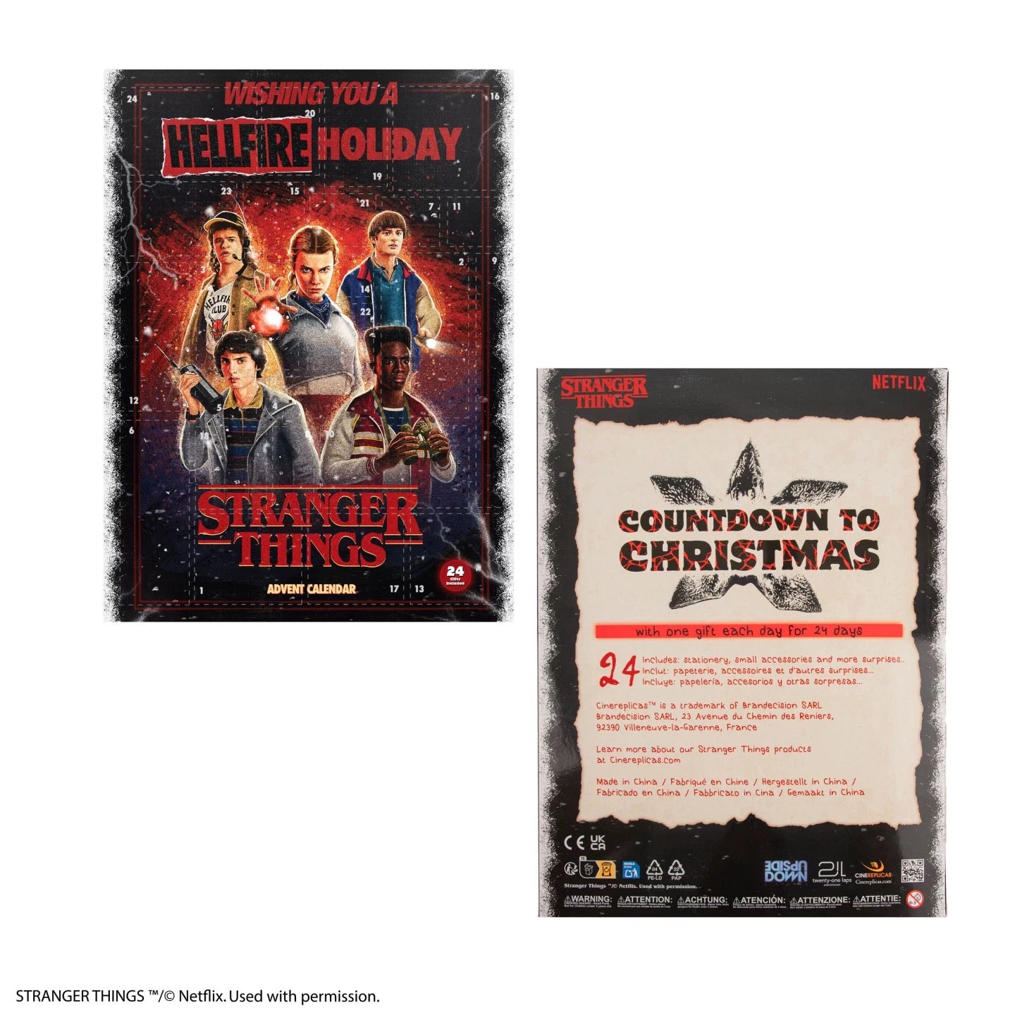 Netflix Stranger Things Christmas Holiday Advent Calendar Gift