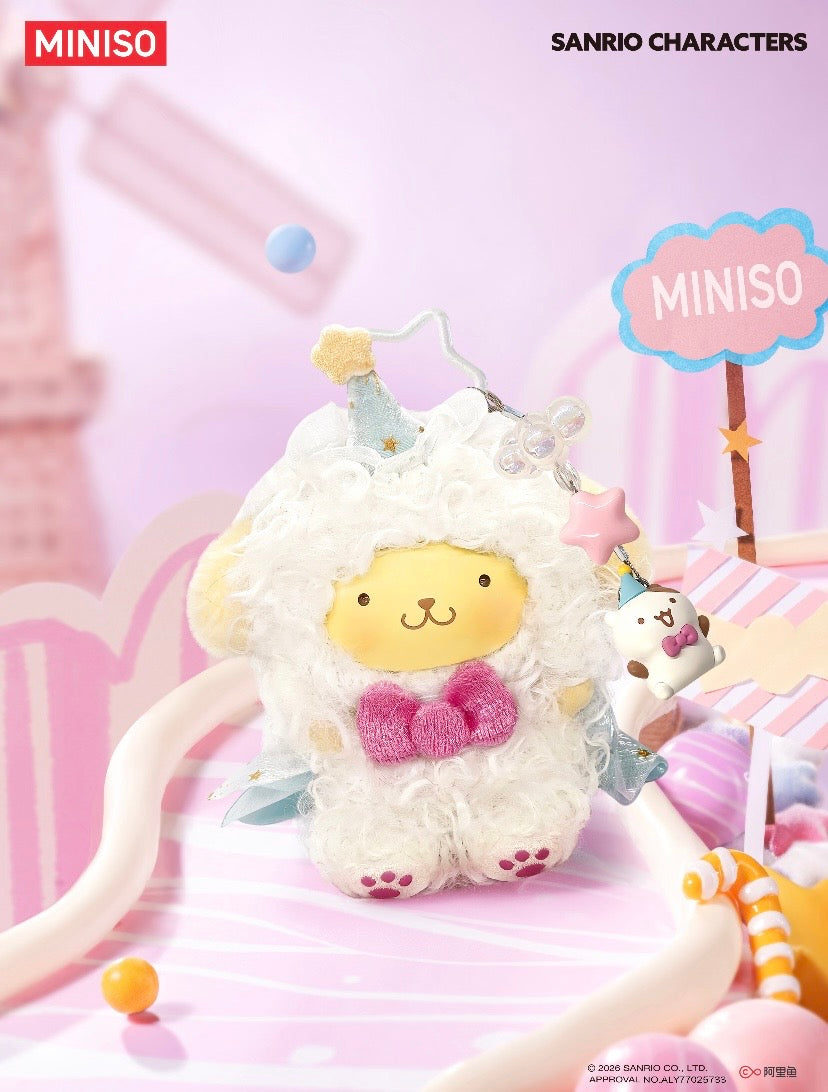 Authentic Miniso Blind Boxes Plush Pendant Sanrio Dream Parade