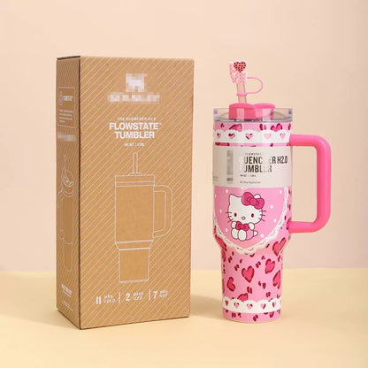 Cute Sanrio Hello Kitty Stanley Inspired 40 Oz Tumbler