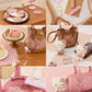 [Authantic] Miniso land Sanrio Hello Kitty Bag Mirror Plushy Pillow Hair Clip Retro Plaid Series