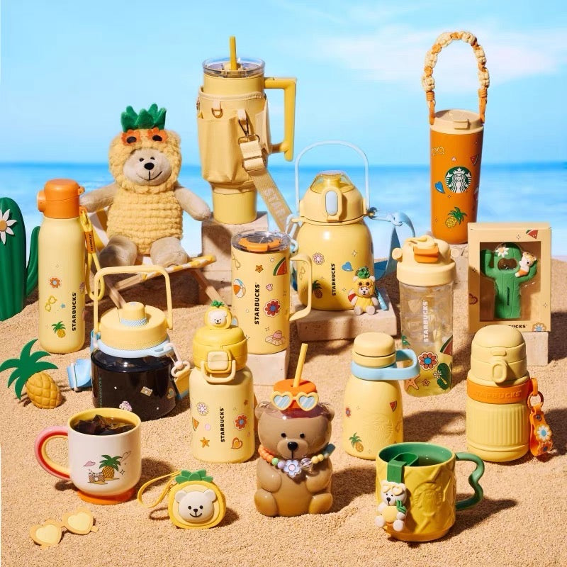 Authentic Starbucks China 2025 Summer Tropical Style Series         [Available 5/27]