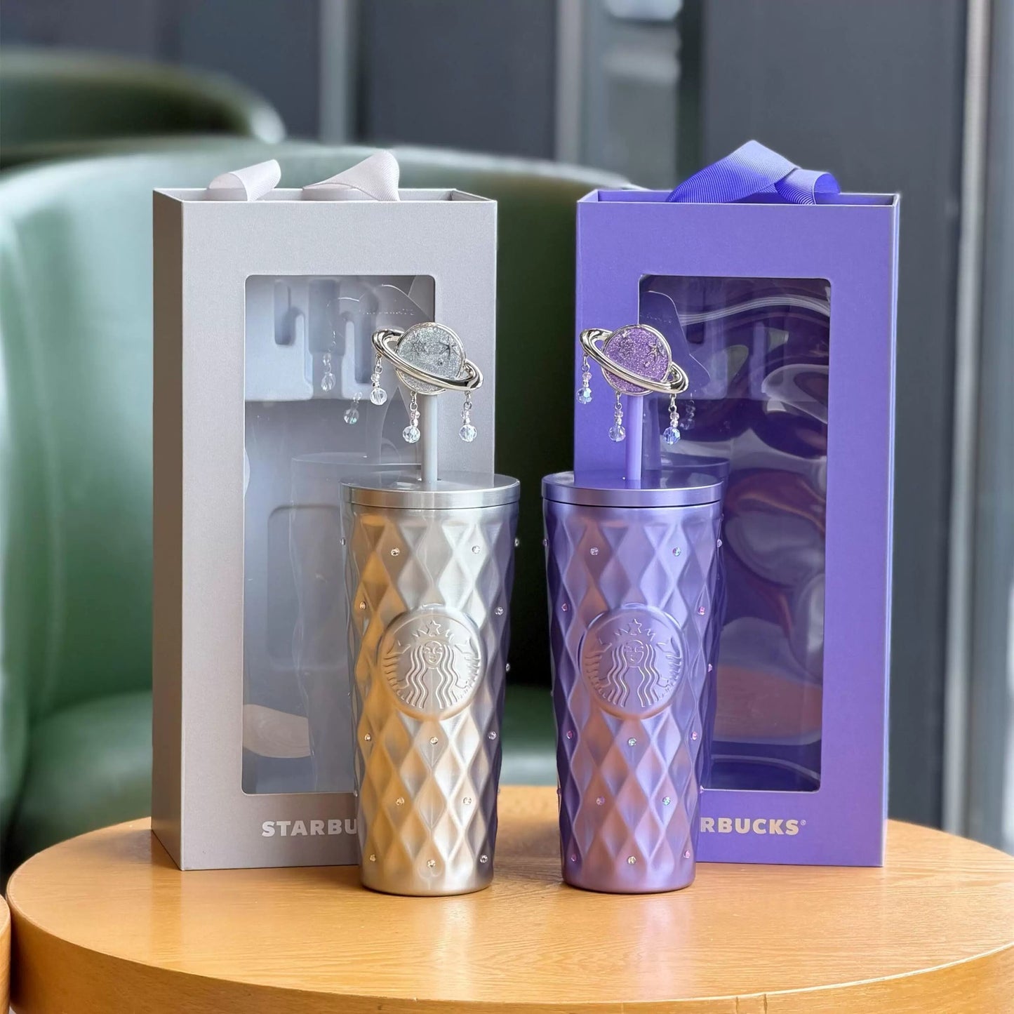 Authentic Starbucks Mainland China Purple Night Galaxy Series Tumbler Coffee Mug