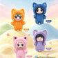 Authentic Eaki Naruto Kitten Land Shippuden Boruto Plush Blind Boxes 11 cm