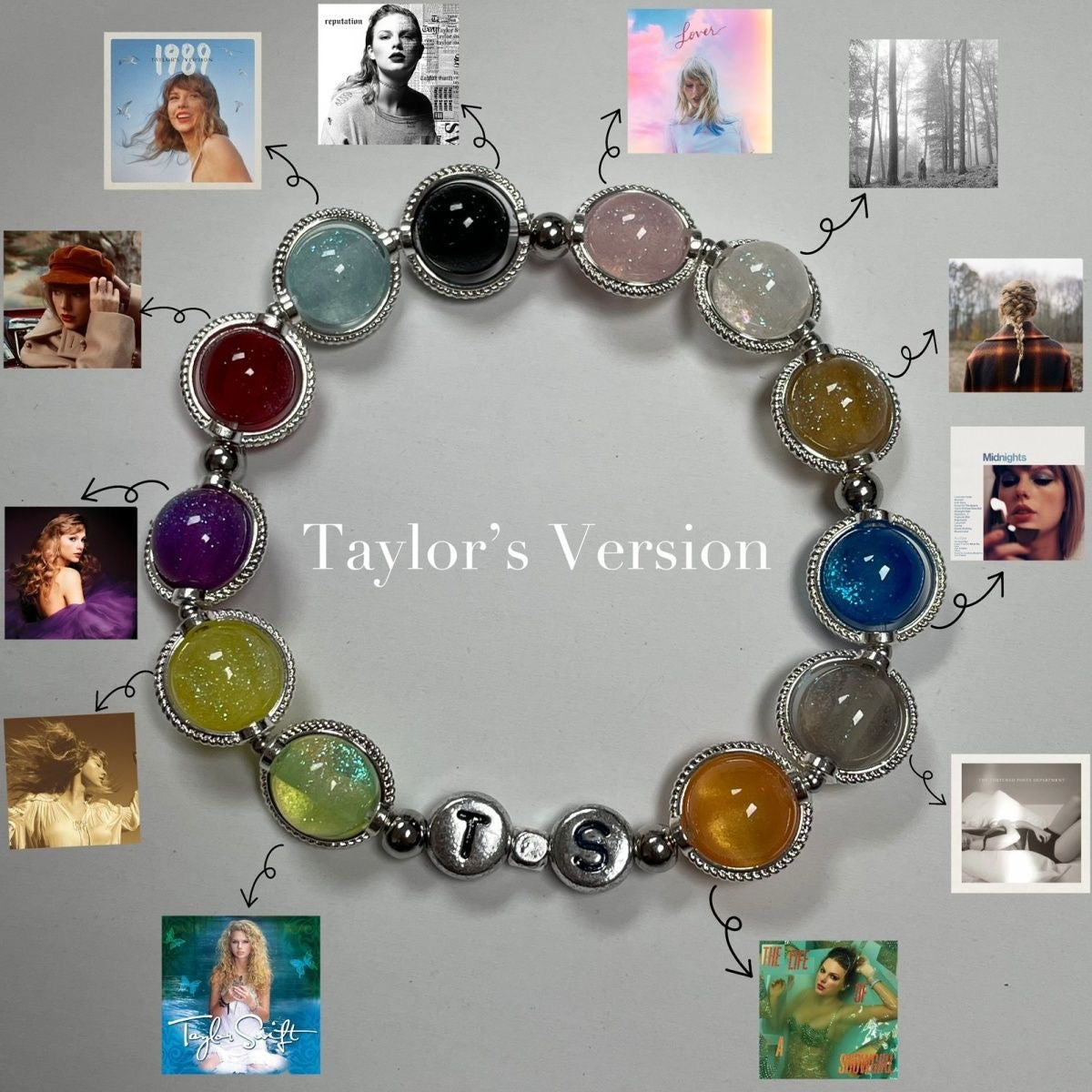 Taylor Swift Albums Bracelet Jewellery