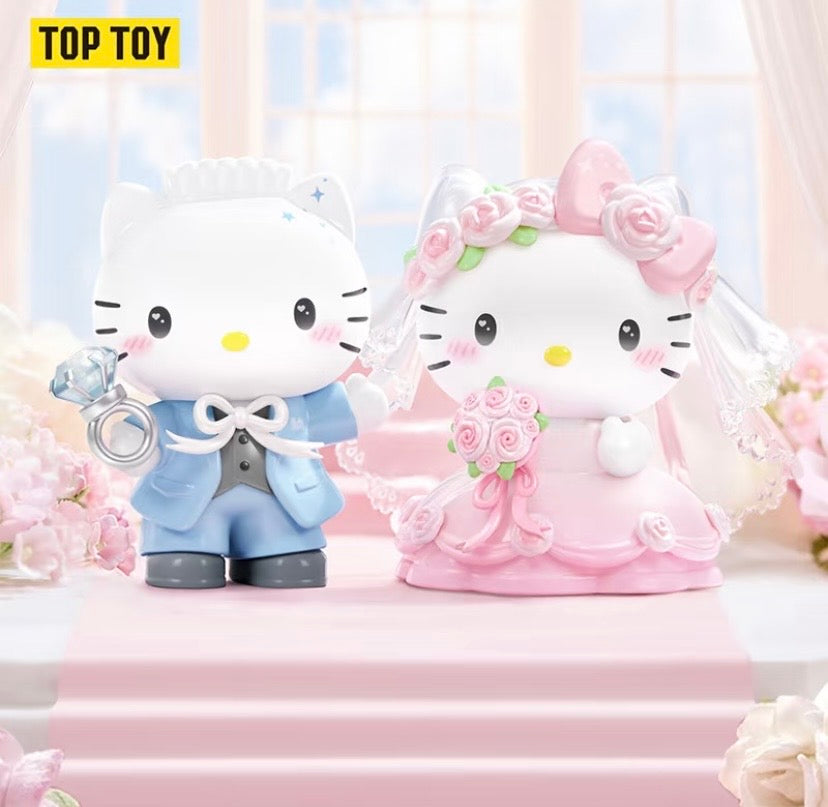 Authentic Toptoy Blind Boxes Figure Sanrio Central Wedding Hello Kitty Dear Daniel