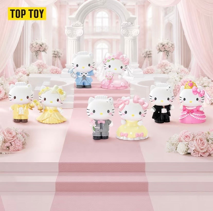 Authentic Toptoy Blind Boxes Figure Sanrio Central Wedding Hello Kitty Dear Daniel