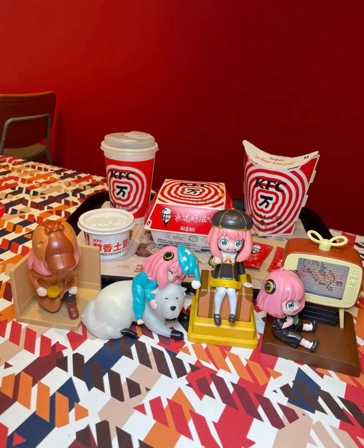 Spy Family X KFC Toys