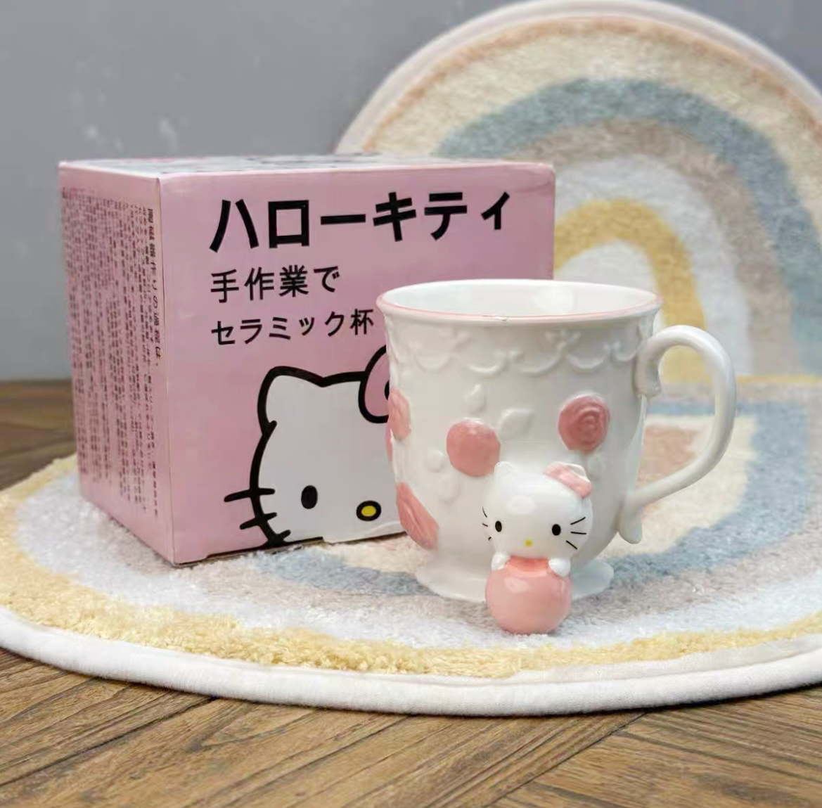 Sanrio Random Cute Kawaii Hello Kitty Ceramic Mug Sanrio Coffee Cup