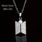 K-pop BTS Army Purple Earrings + free gift box