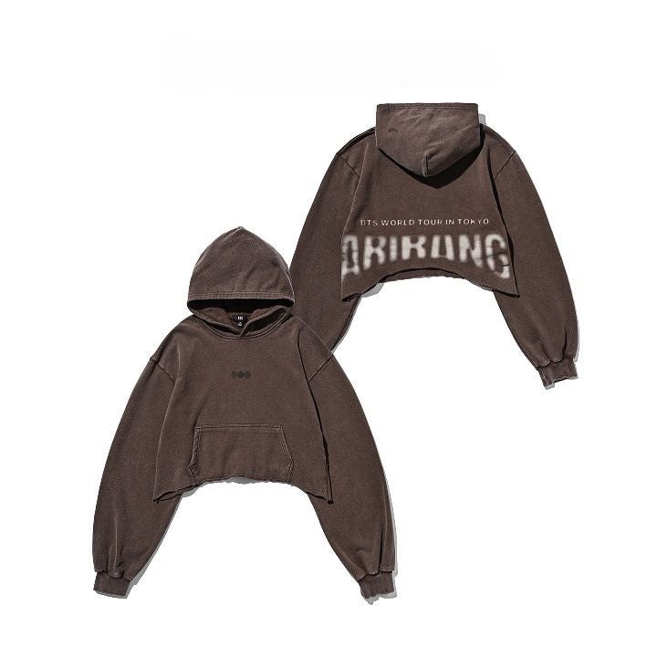 K-pop  BTS Arirang Jersey Jacket Crop