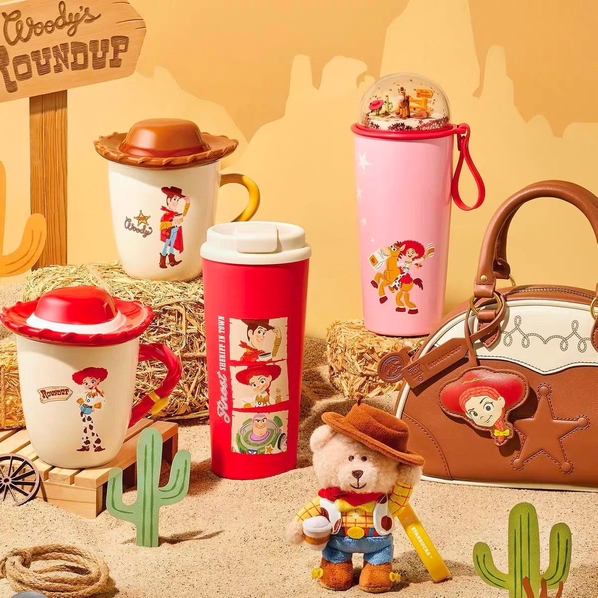 Authentic Starbucks Korea x Toy Story Cup Tumblers