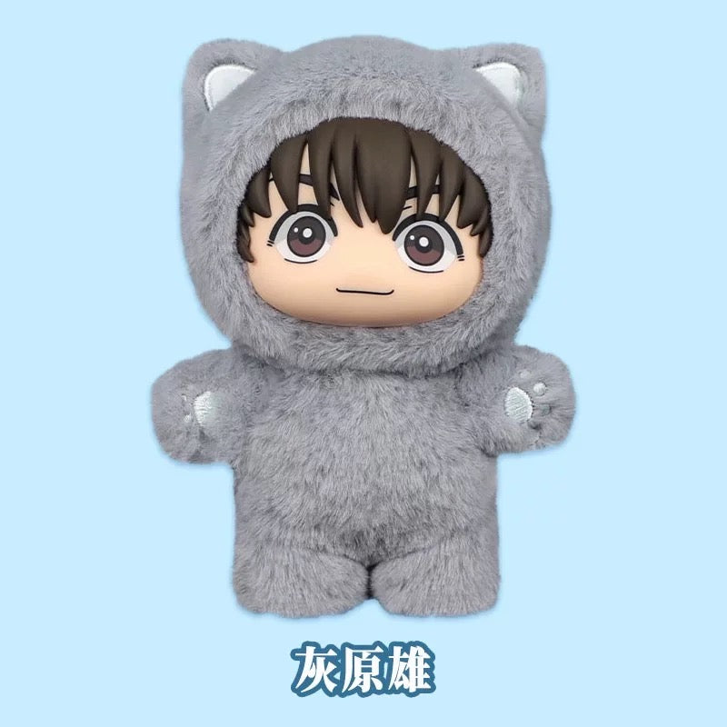 [Authentic] Anime Jujutsu Kaisen Face Plush Doll Eaki Figure Keychain Collectable Toys Mystery Blind Boxes