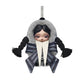 [Authentic] Popmart Skullpanda Wednesday Plush Nevermore Academy Uniform Version