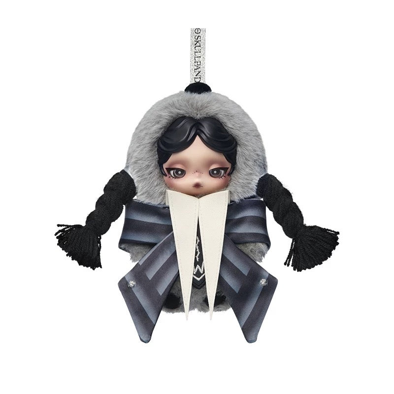 [Authentic] Popmart Skullpanda Wednesday Plush Nevermore Academy Uniform Version
