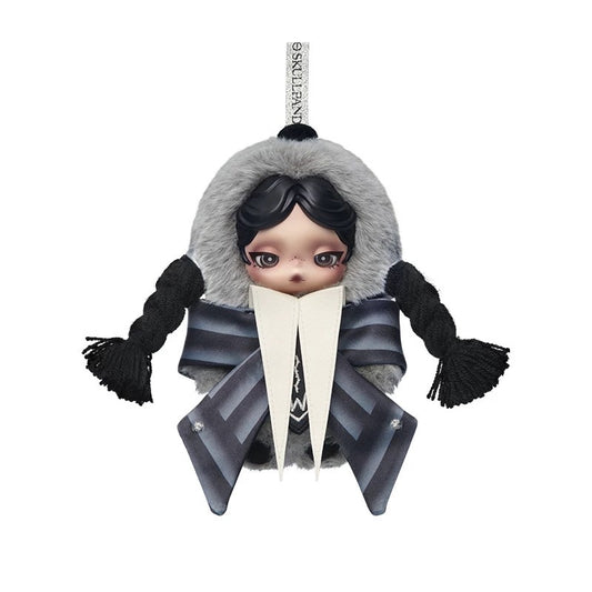 [Authentic] Popmart Skullpanda Wednesday Plush Nevermore Academy Uniform Version