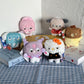 Sanrio Halloween Plushy Japan Version  Keychain Bag Charm Pompompurin My Melody Cinamoroll Hello Kitty Kuromi 12 cm plushy