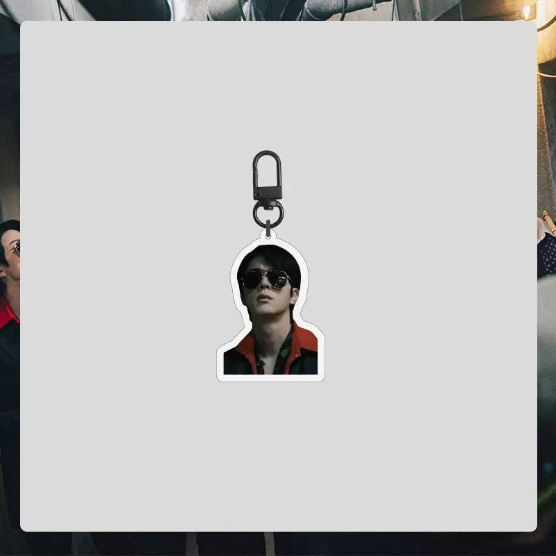 K-pop BTS l Bag Phone Charms Accessory Set of 7 Acrylic Keychain