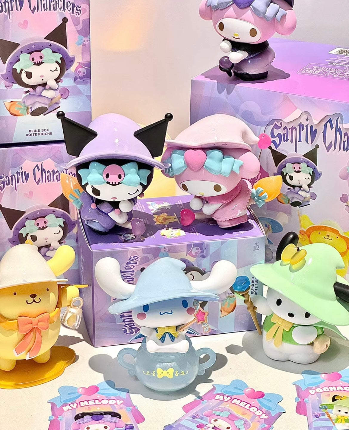 [Authentic] Sanrio Halloween Blind Box Toy Miniso Kuromi My Melody Pochacco Cinnamoroll