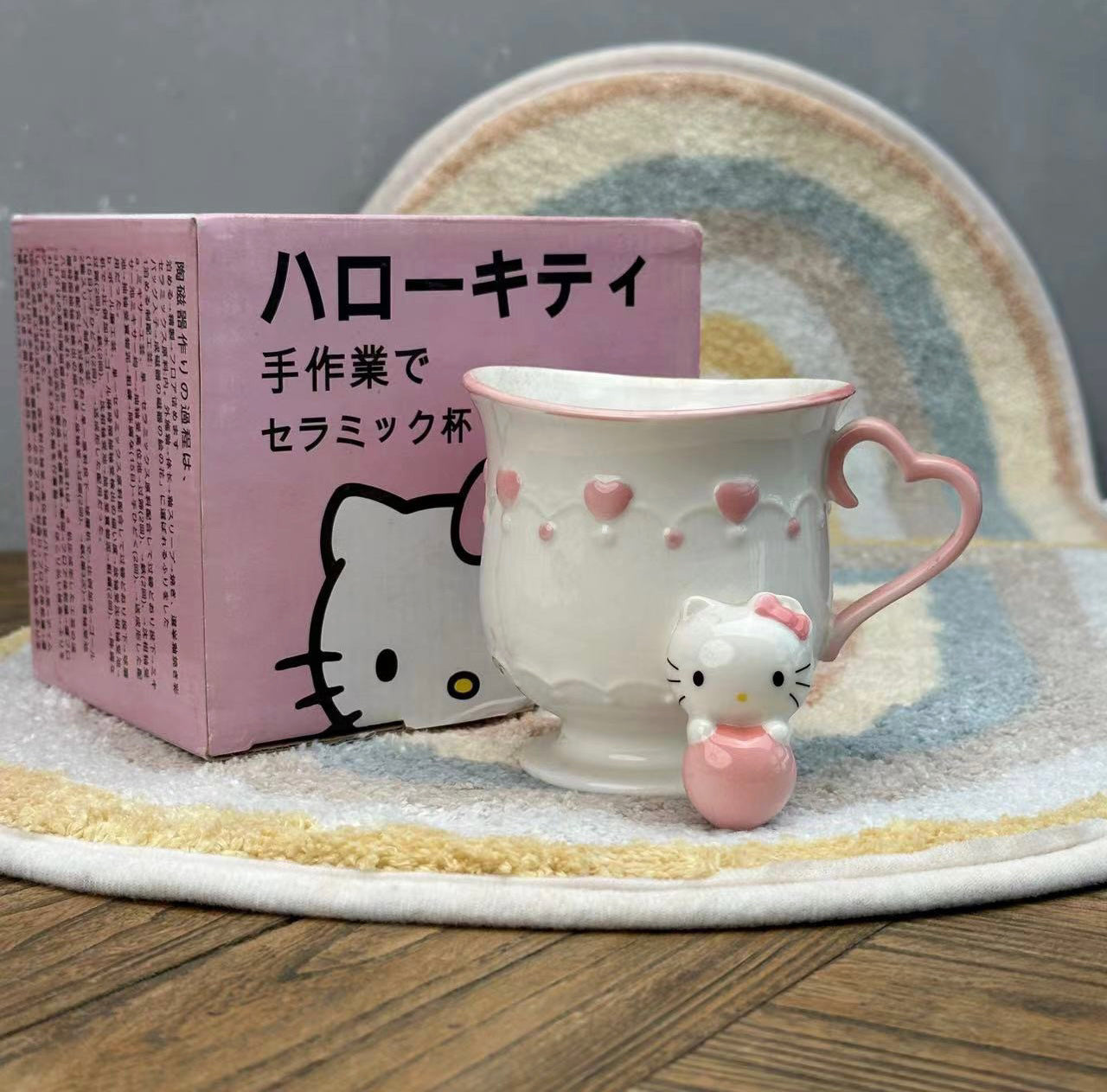 Sanrio Random Cute Kawaii Hello Kitty Ceramic Mug Sanrio Coffee Cup