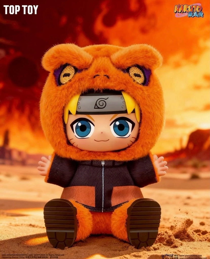 [AUTHENTIC] TopToy X Naruto Ninja Beast Series 2  Limited Edition | Naruto Shippuuden Sasuke Itachi Akatsuki Mangekyou Jiraiya Gamabunta Orochimaru Manda Tsunade Katsuyou Naruto Kamakichi Kurama - Vinyl Face Plush Doll Blind Boxes