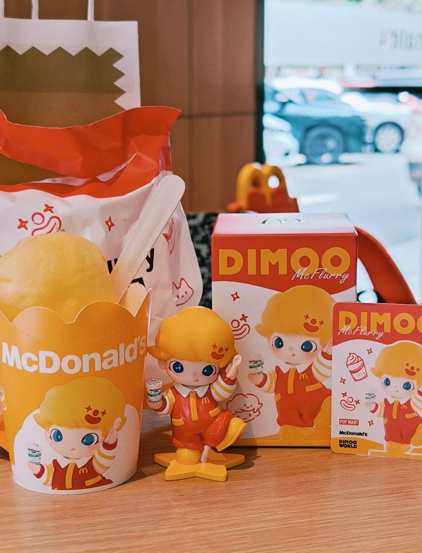 Popmart Dimoo X Macdonald’s Blind Box Figure + 1 sticker sheet