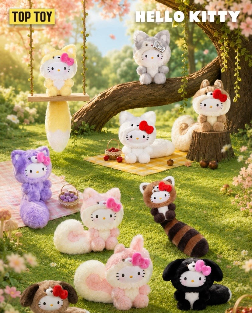 Authentic Toptoy Sanrio Healing Forest Plushies Blind Boxes