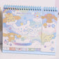 Sanrio 2025 New Year Calendar Stationary Kuromi My Melody Kuromi Cinamoroll Hangyodon