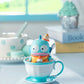[Authentic] Sanrio Tea Party Blind Boxes Hello Kitty Hangyodon Cinnamoroll My Melody Kuromi Pochacco Pompompurin
