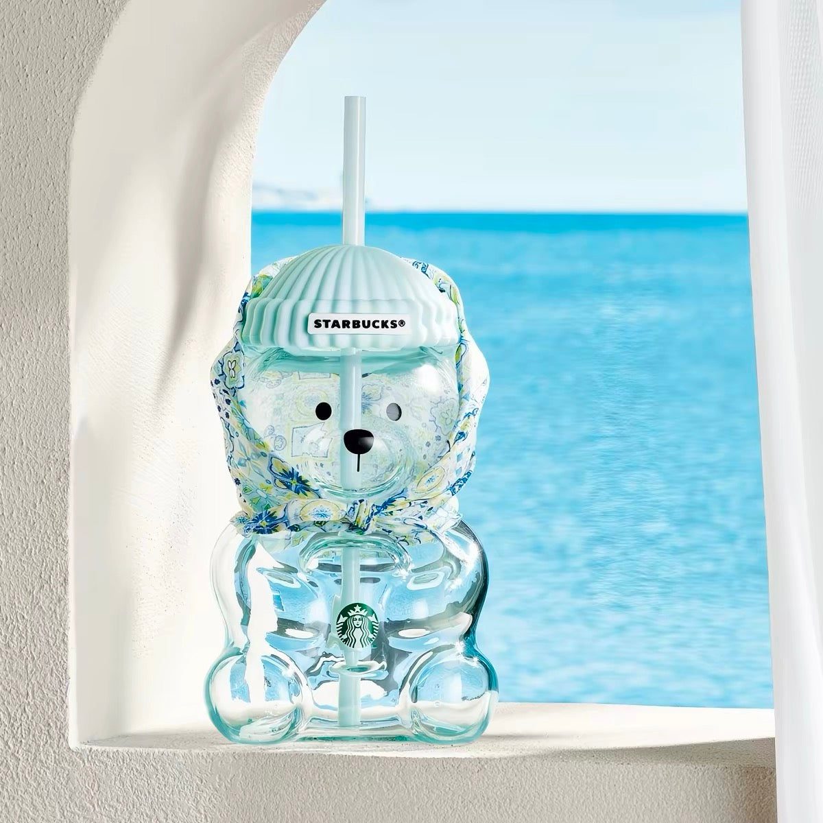 Pre-order Authentic Starbucks Korea Glass Bear Cup