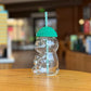 Authentic Starbucks Teddy Bear Cup Style Glass Cup