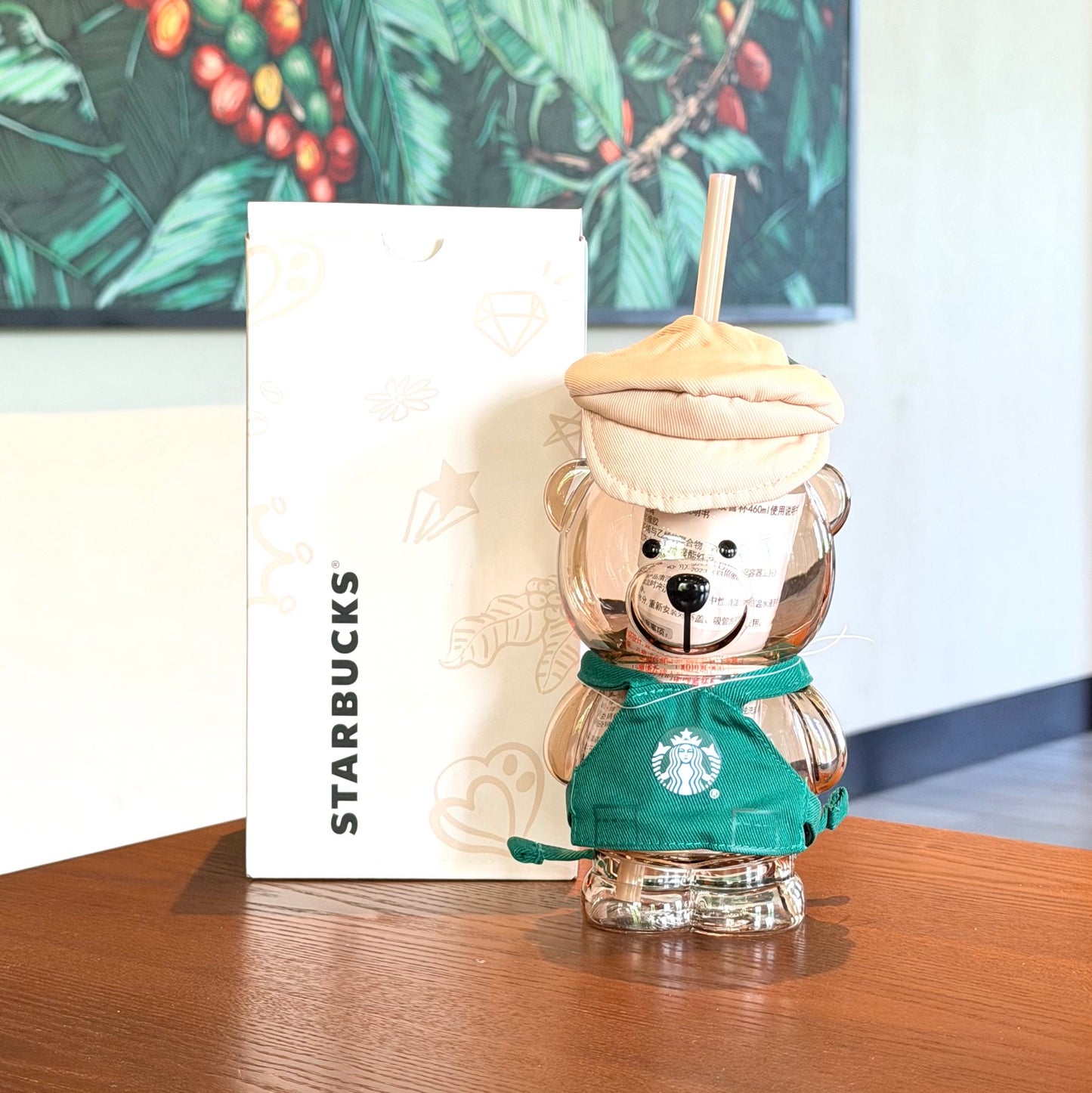 SHANGHAI EXCLUSIVE LIMITED QUALITY Authentic Starbucks Glass Cup Bearista