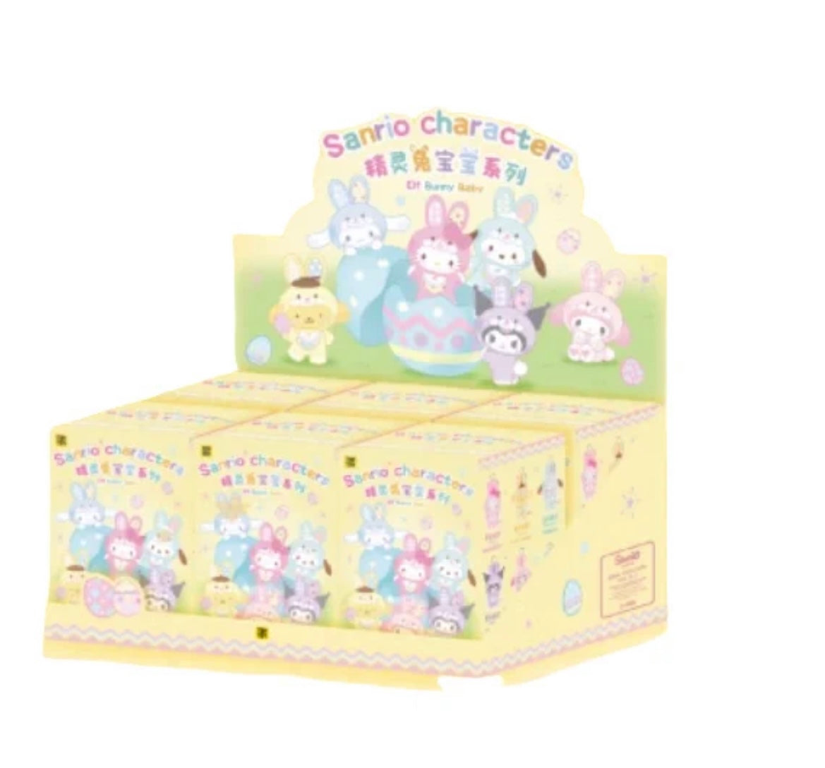 [Authentic ] Sanrio Characters X Top Toy  Bunny Easter Blindbox Figures Plushy