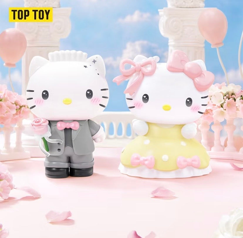 Authentic Toptoy Blind Boxes Figure Sanrio Central Wedding Hello Kitty Dear Daniel