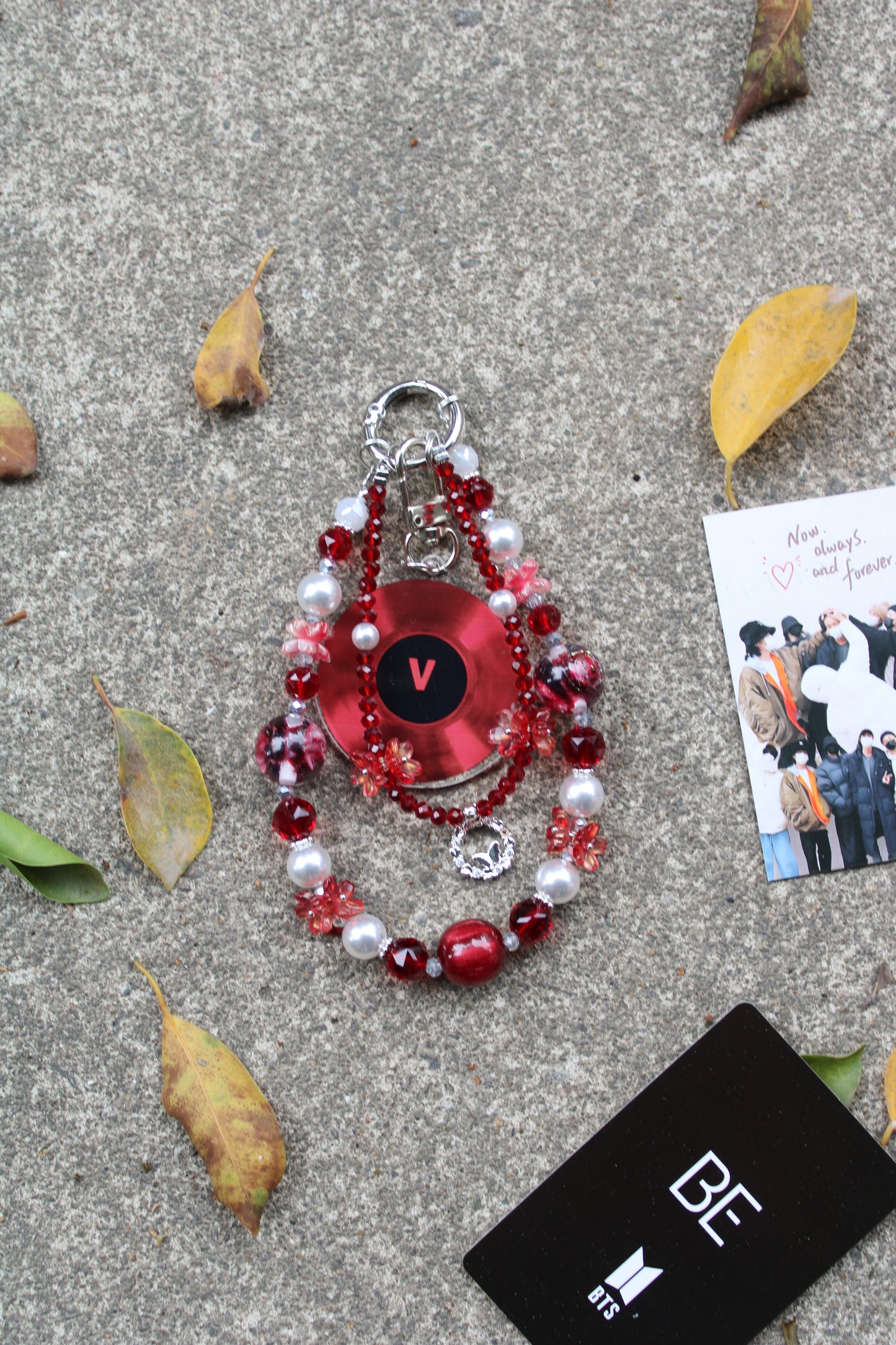 K-pop BTS Vinyl Army Arirang Bag Phone Charms Accessories