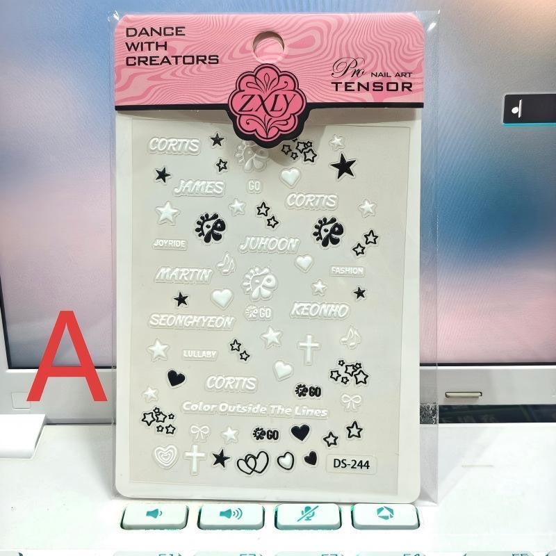 K-pop Cortis Nail Stickers DIY Stickers