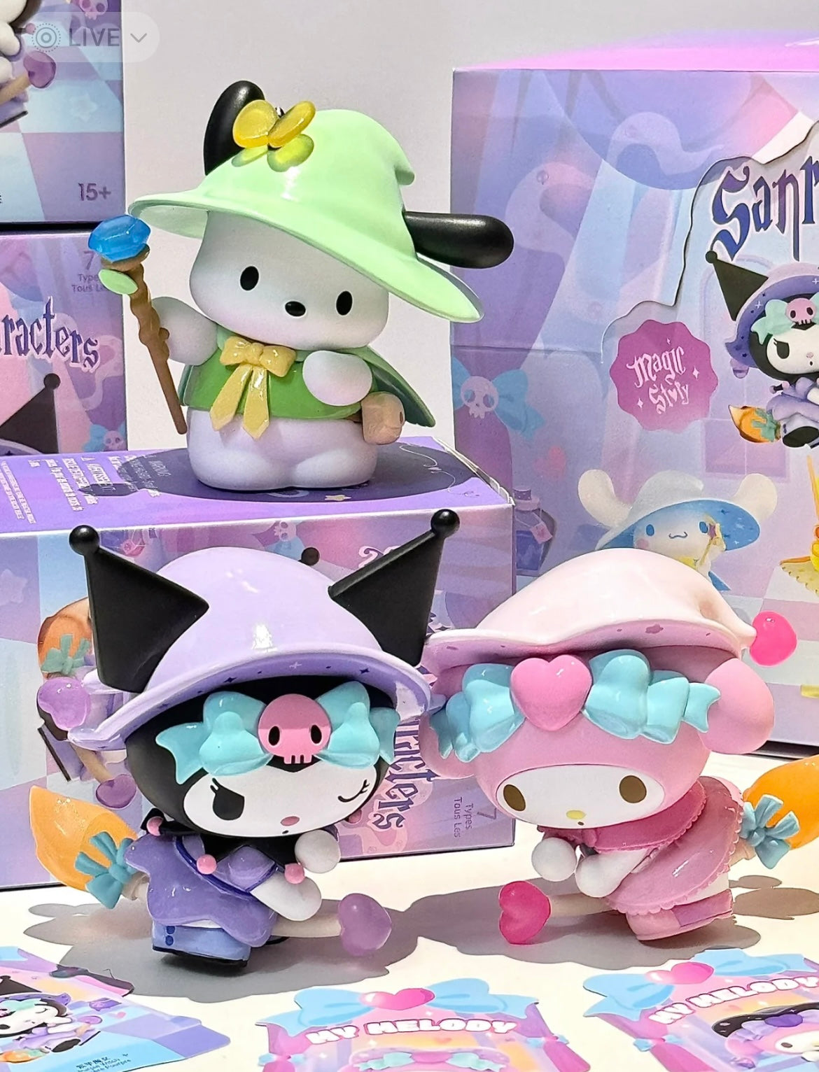 [Authentic] Sanrio Halloween Blind Box Toy Miniso Kuromi My Melody Pochacco Cinnamoroll