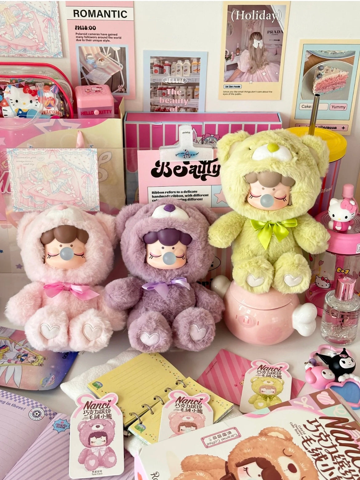 [Authentic]Clearance Sale  Nanci X Top Toy Bubblegum Girls Blind Boxes Figures Plushy