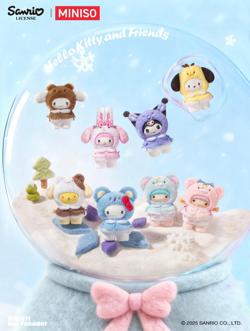 [Authentic] Miniso Sanrio Characters Little Cloak Series Blind Box Figures