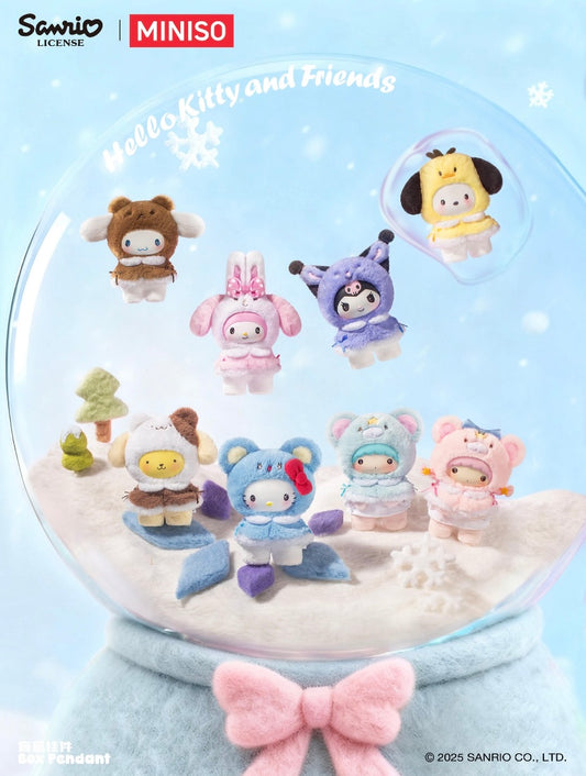 [Authentic] Miniso Sanrio Characters Little Cloak Series Blind Box Figures
