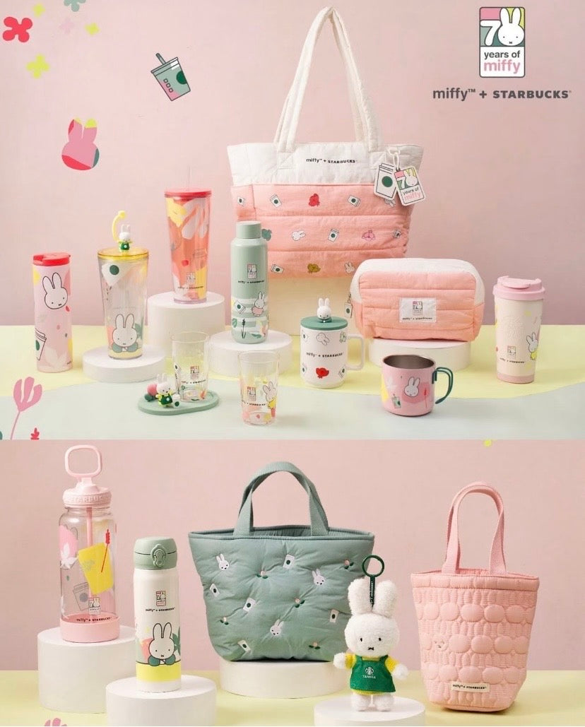 Authentic Starbucks Miffy Tawain Series Cup Tumblers