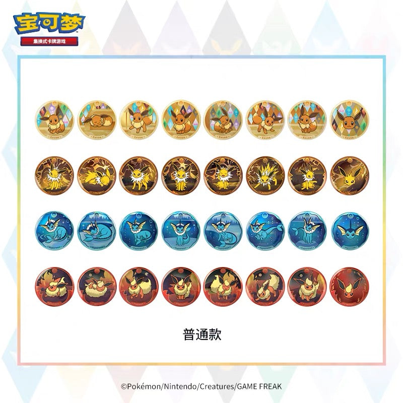 Pokemon Pin Sets Box Each Box contains a booster pack and a pin