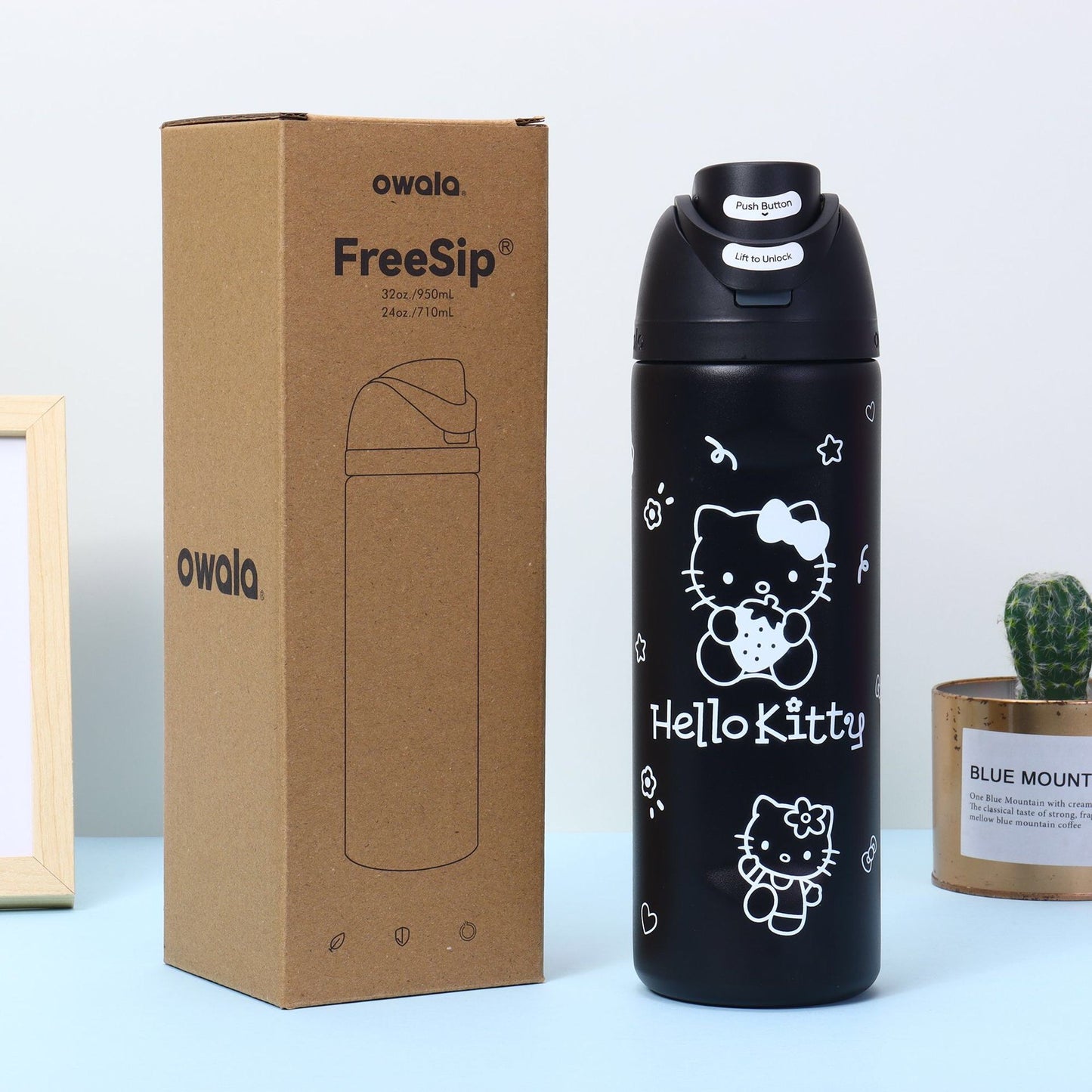 Sanrio Hello Kitty Owala Water Bottle 24 oz