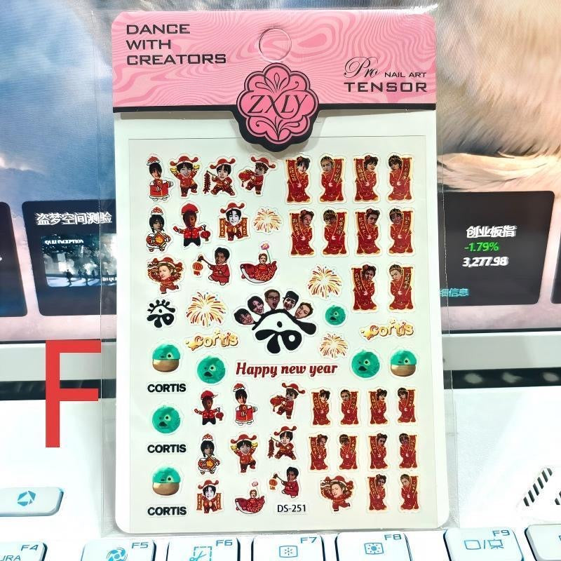 K-pop Cortis Nail Stickers DIY Stickers