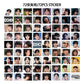 K-pop BTS Jin Echo Album Lomo Cards 55 PCS + 72 Stickers